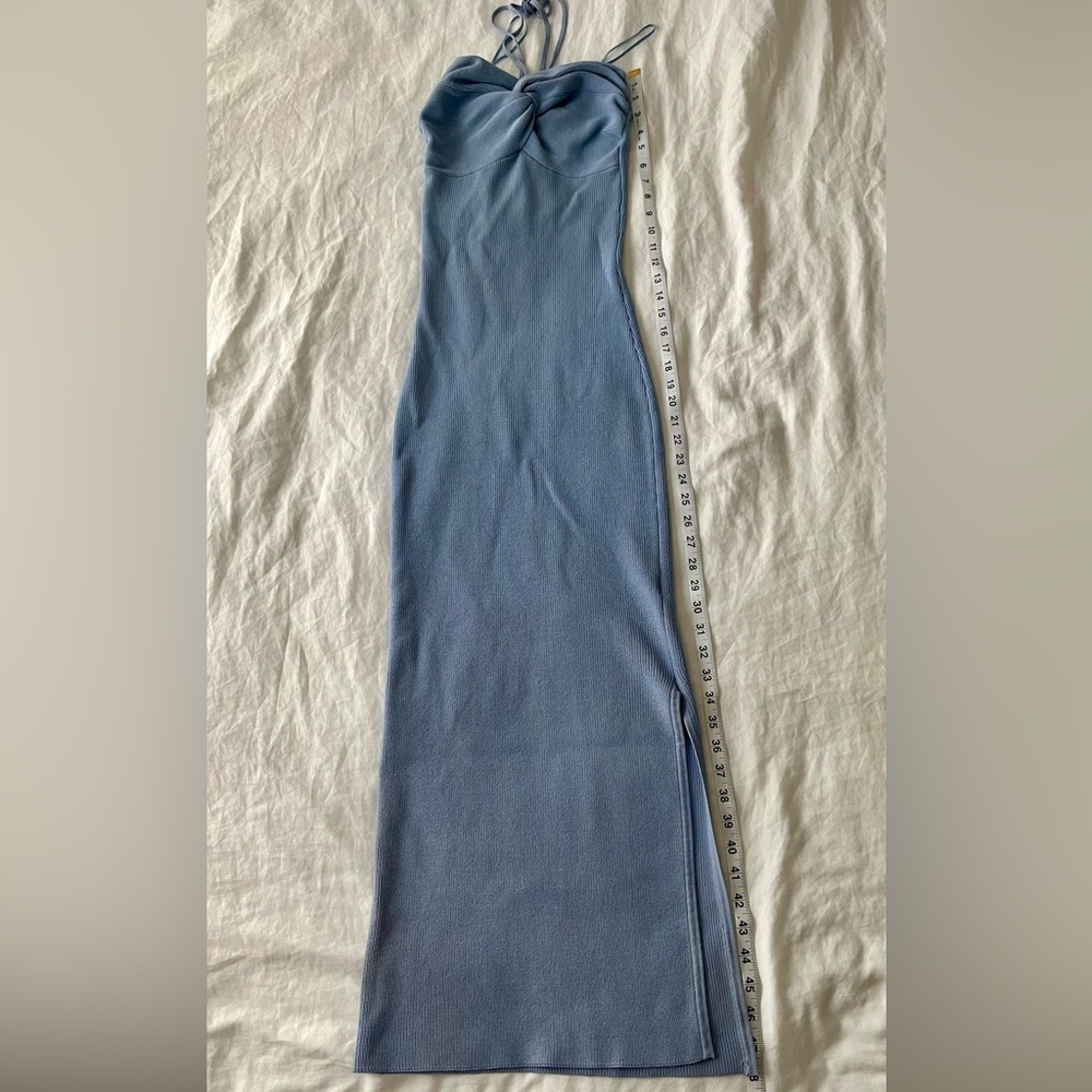 Elegant Blue Maxi Dress